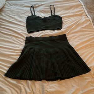 aerie top and skirt set